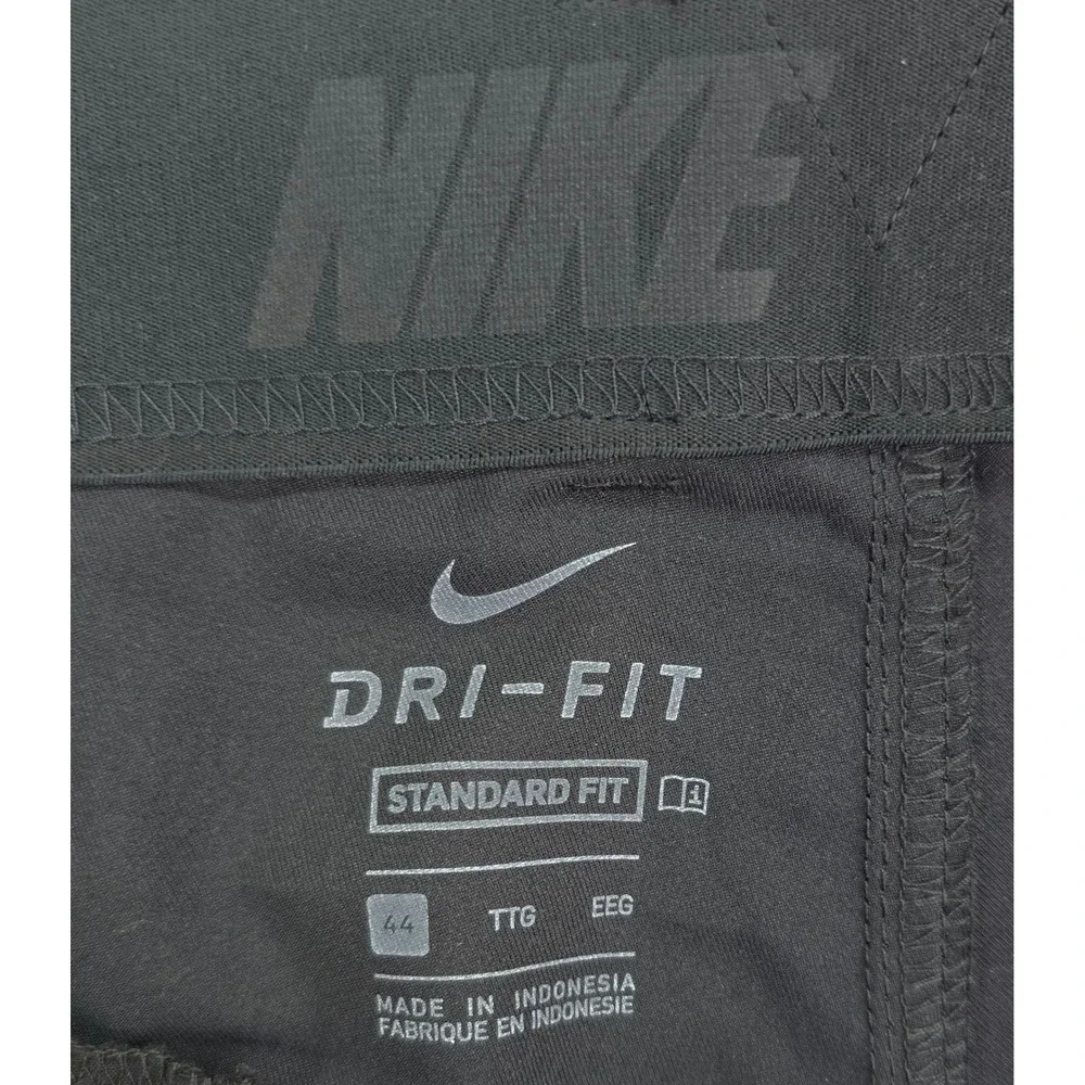 Nike Dri-FIT Standard Fit Golf Shorts Mens 44 Black Performance Active Summer